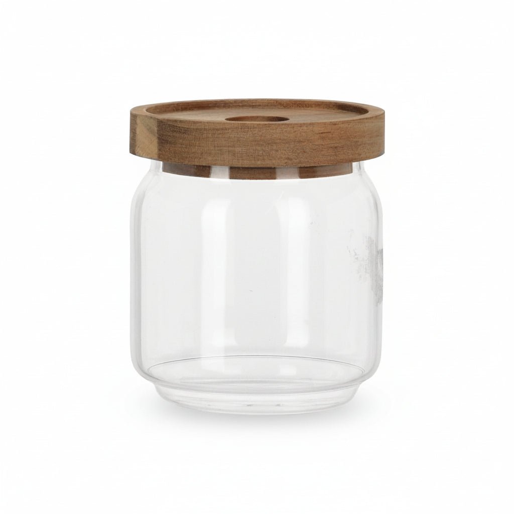 Glasskrukke med trelokk 6,4 dl - Lindas Dekor
