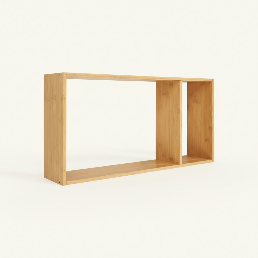 Vegghylle i bambus 70 x 35,5 cm