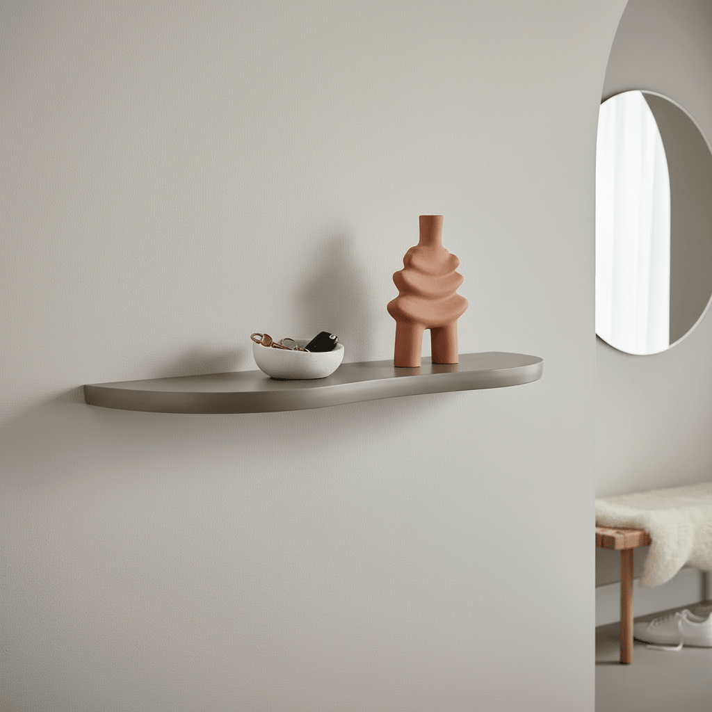 Botta vegghylle brun 57 x 19 x 2,5 cm - Lindas Dekor