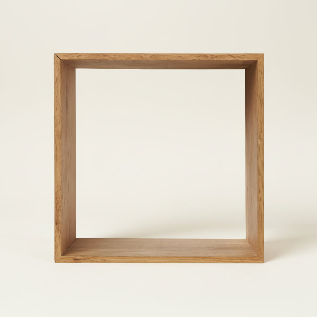 Lattoon vegghylle eik natur 30 x 30 cm