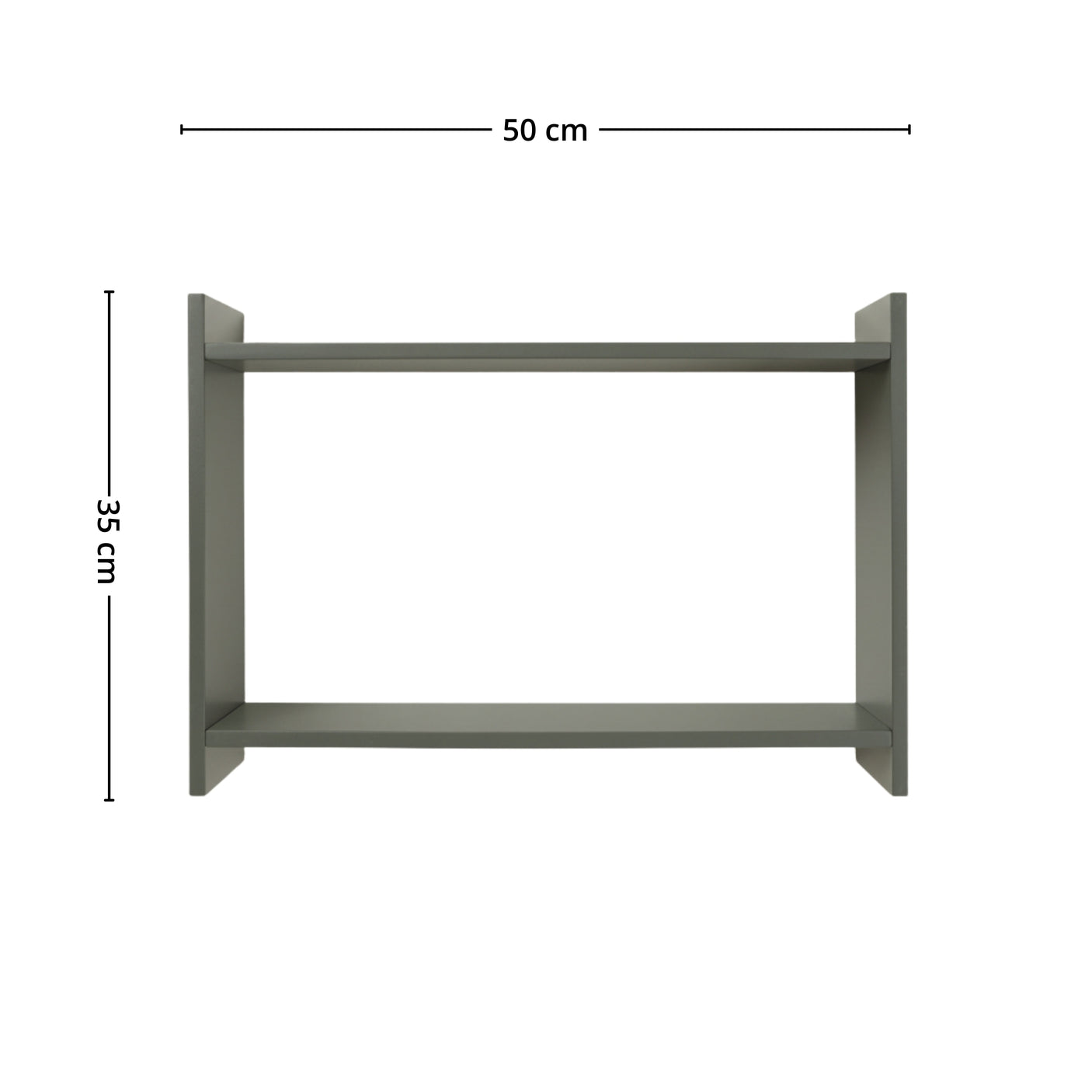 Bamberg vegghylle nærbilde av konstruksjon