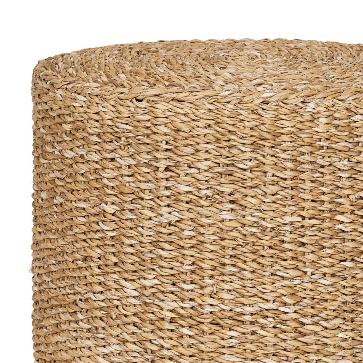 Rivera puff naturell ø40 cm - Lindas Dekor