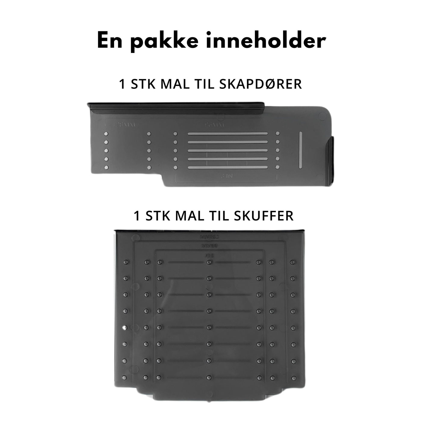 Boremal for håndtak og knotter