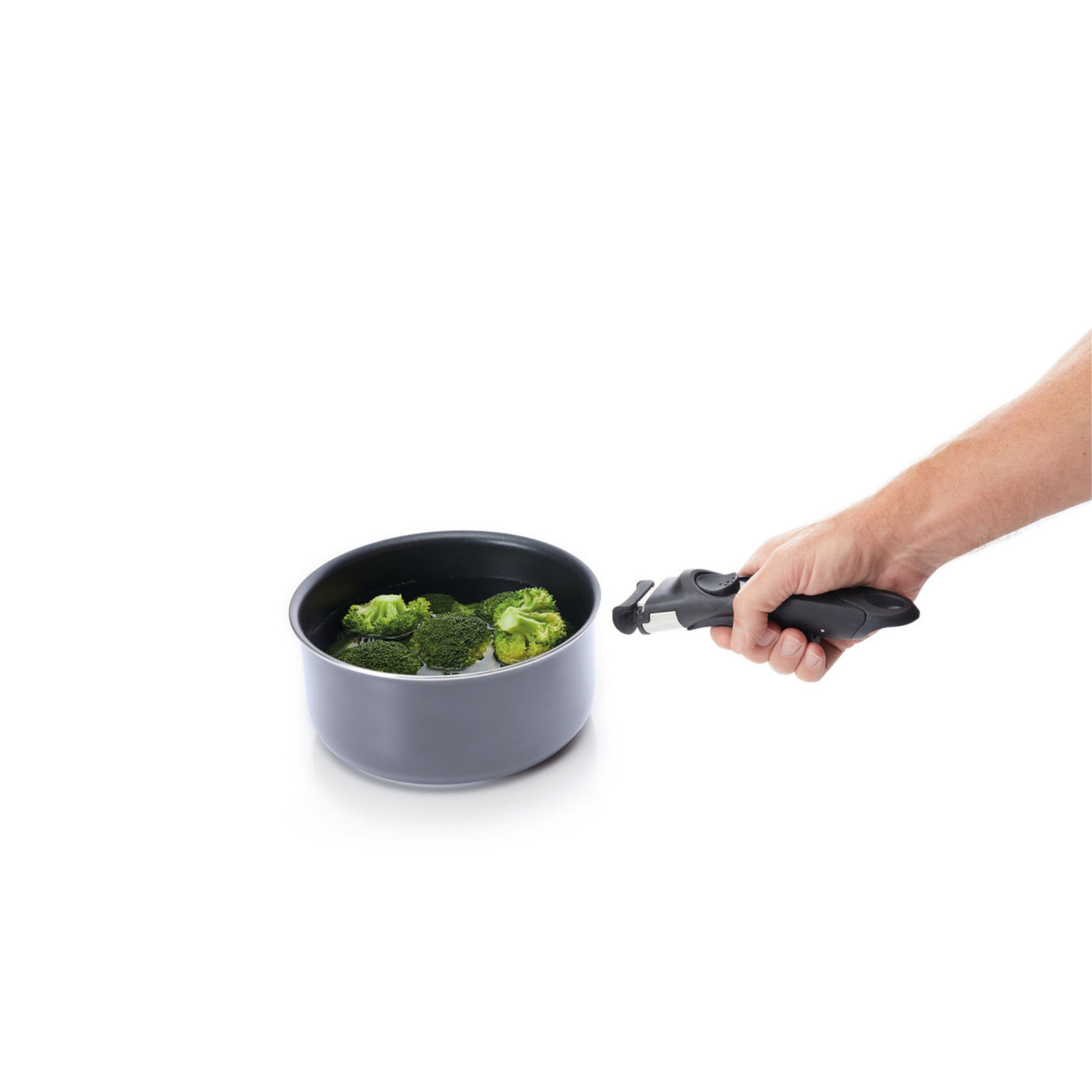 Grytesett med 17 cm 19,5 cm og 21 cm gryter for hverdagsmatlaging