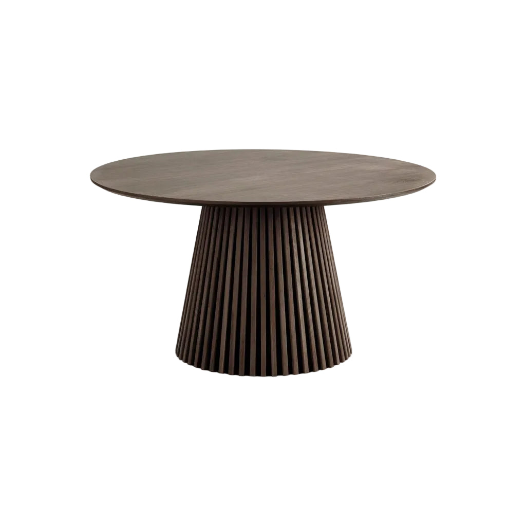 Osaka spisebord i røget egfurn, rund 140 cm - Lindas Dekor