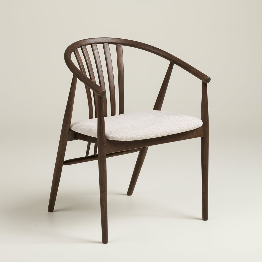 Agustin smoked/sand spisestol