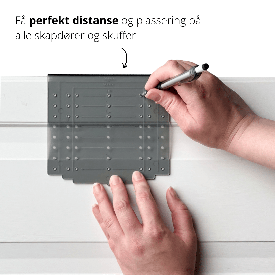 Boremal for håndtak og knotter - Lindas Dekor