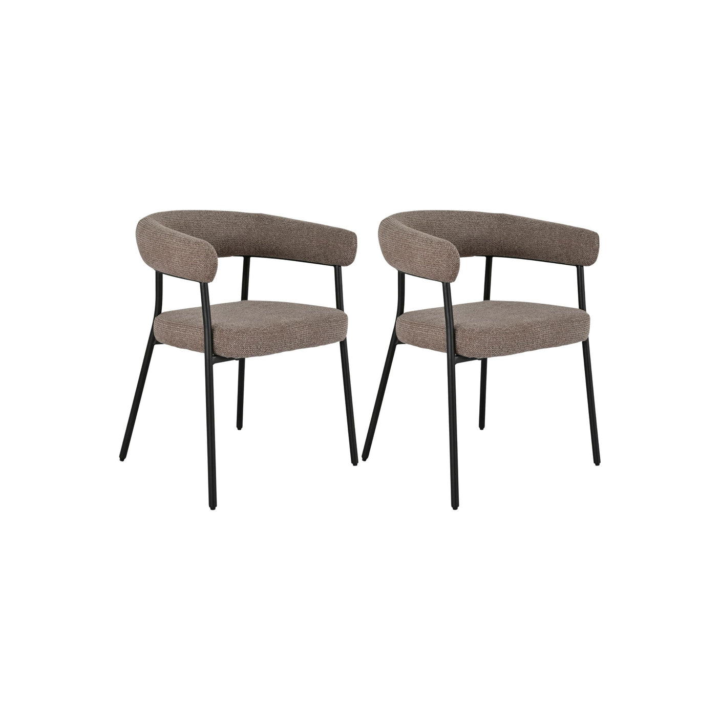 2-pk House Nordic Trivio spisestol brun