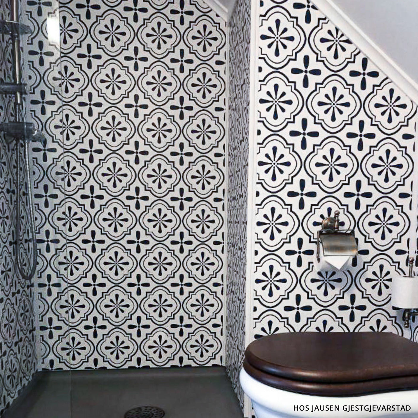 8-pk Nova blå selvklebende fliser