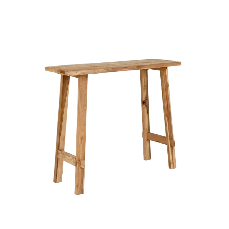 Girona teak konsollbord 90 x 30 x 80 cm - Lindas Dekor