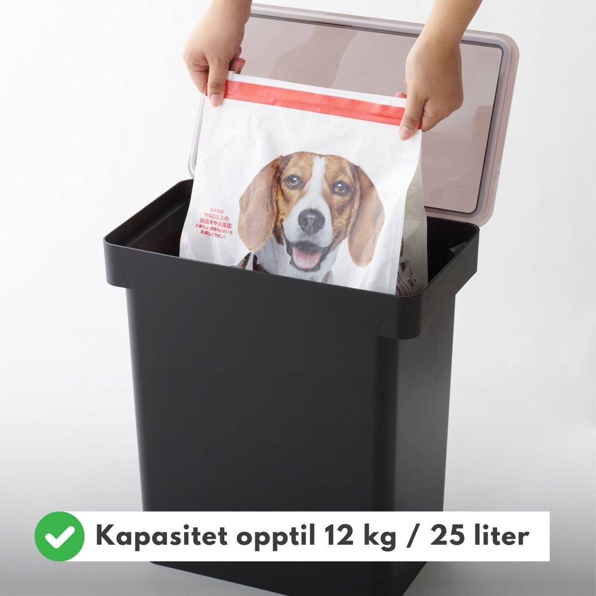 Oppbevaringsboks dyrefor sort - Lindas Dekor