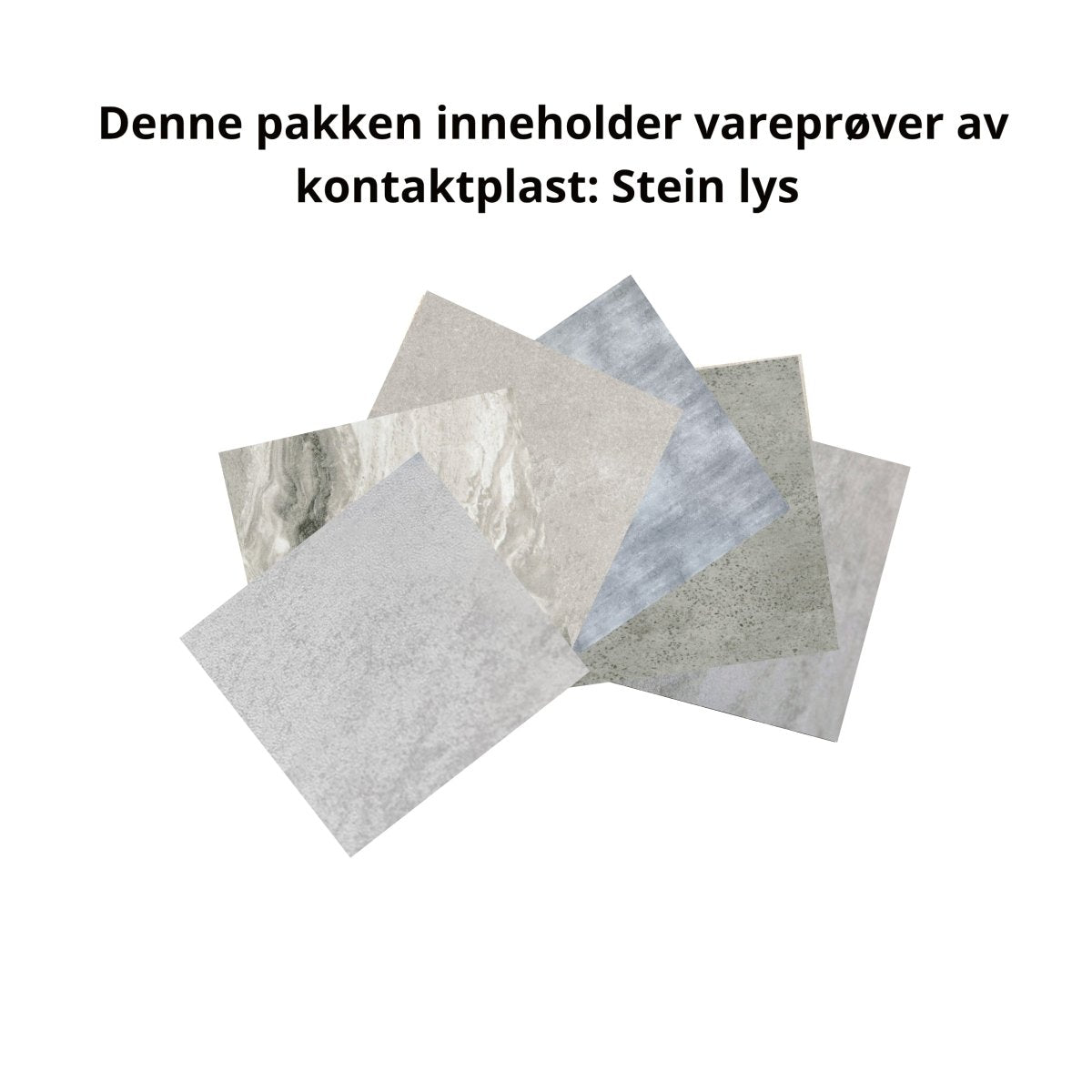 De mest populære sortene i lys stein, vareprøvepakke