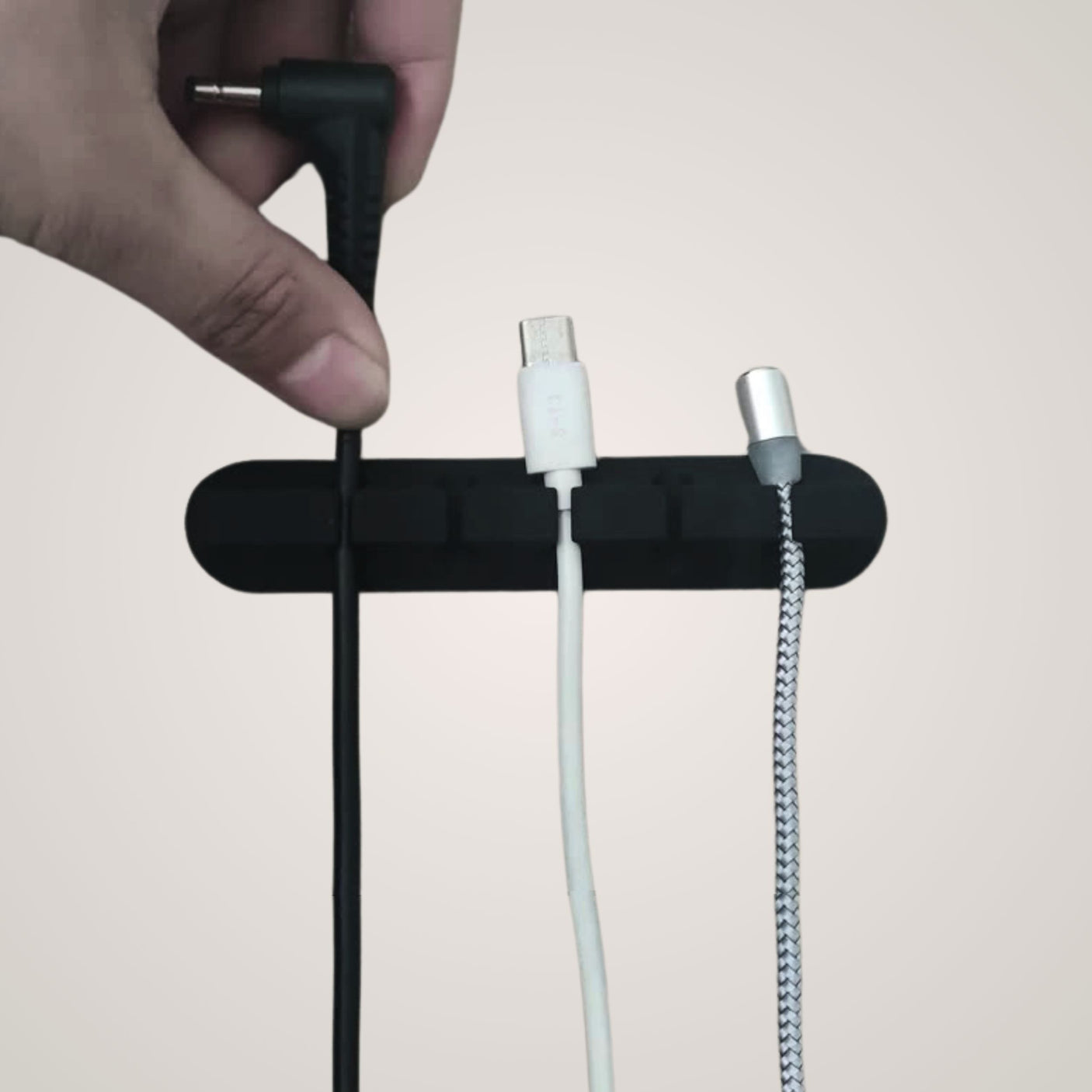 Ledningsholder med 5 hull