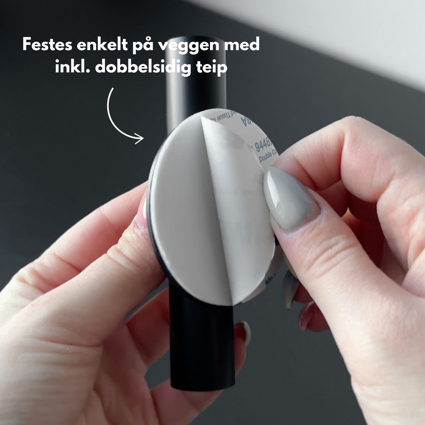 Manhattan vase, sort matt