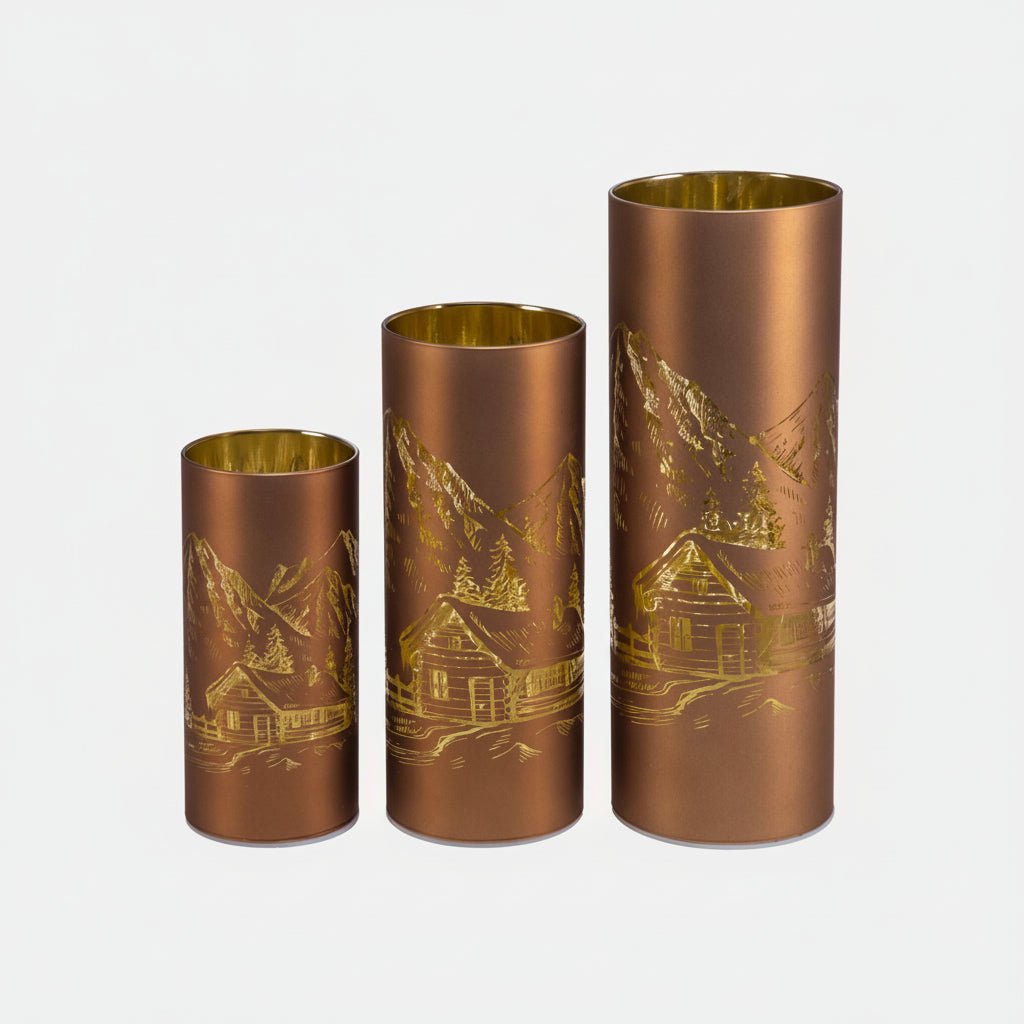 3 - pk Lyslykt LED Livet på hytta - Lindas Dekor