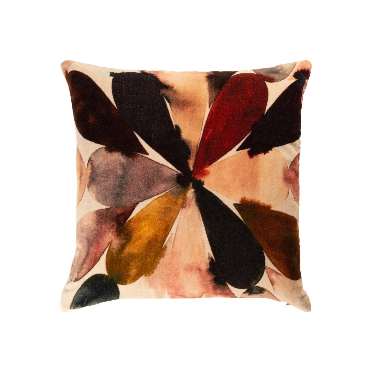 Putetrekk velur blomst 45 x 45 cm - Lindas Dekor