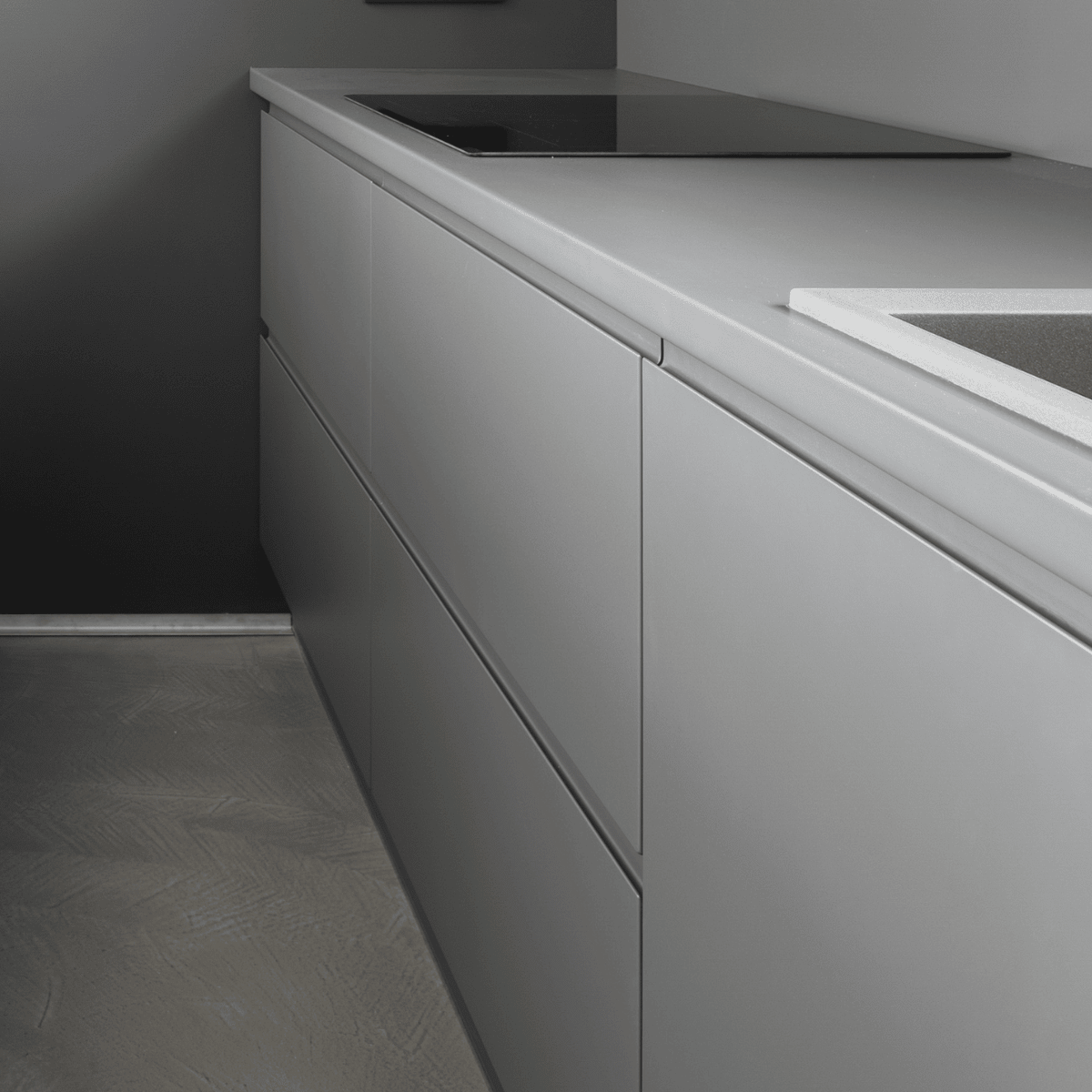 Vareprøve: Premium Cloudy grey kontaktplast - Lindas Dekor