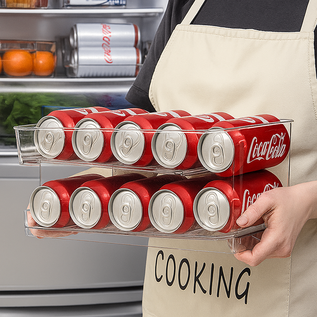 Oppbevaringsboks brusbokser 19,2 cm