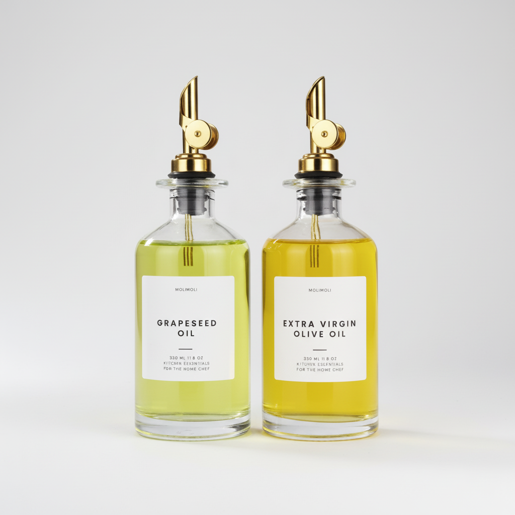 2-pk Oljeflaske, transparent