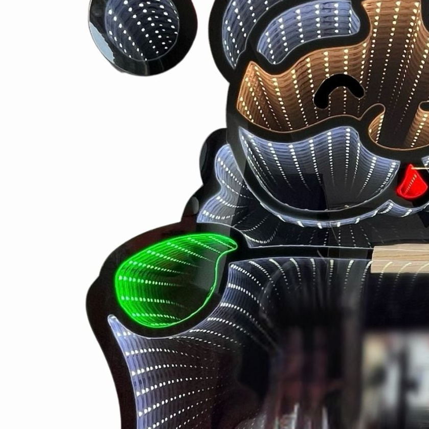 Nisse i pipa LED lysskilt todisig 90 cm