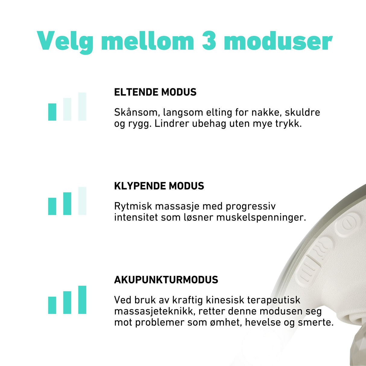 Massasjeapparat for nakke H7 Ultra Gold Edition