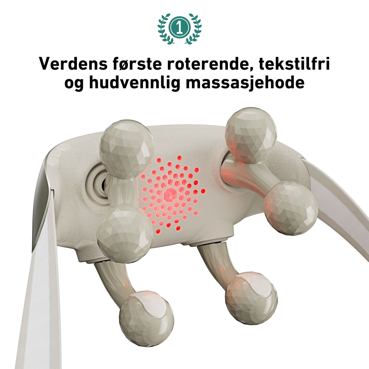 Oppladbar enhet med lang batteritid for fleksibel bruk.