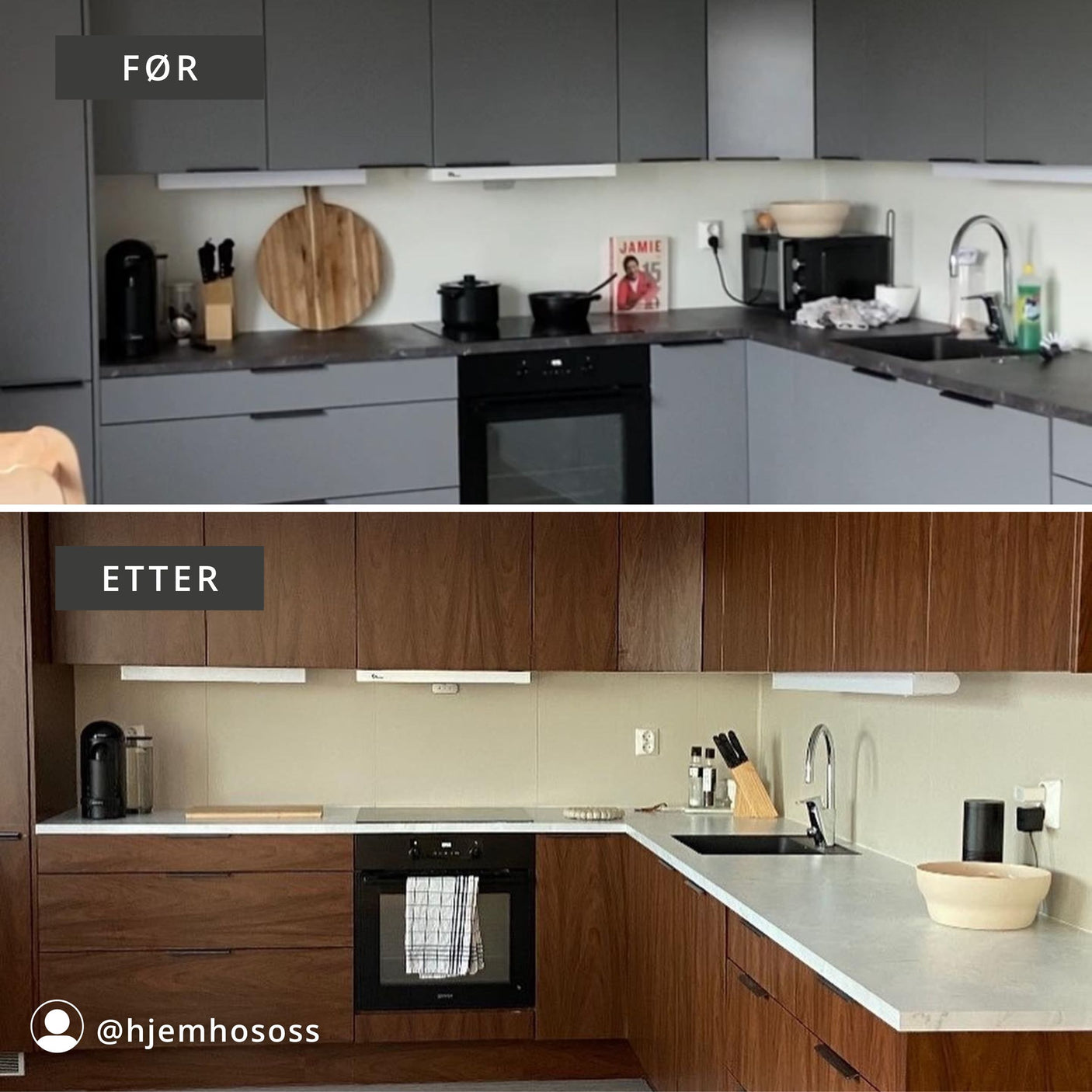 Walnut Deep kontaktplast