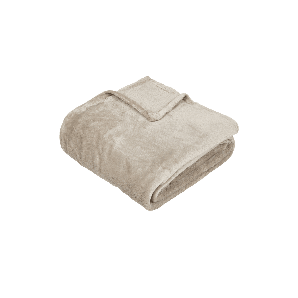 Flanelltäcke beige 130 x 180 cm - Lindas Dekor Täcke