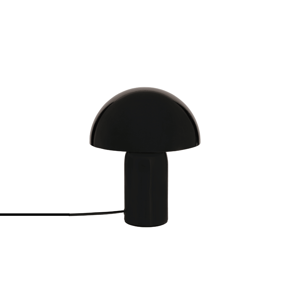 Lito bordslampa svart i svampdesign 24,5 cm - Lindas Dekor bordslampa