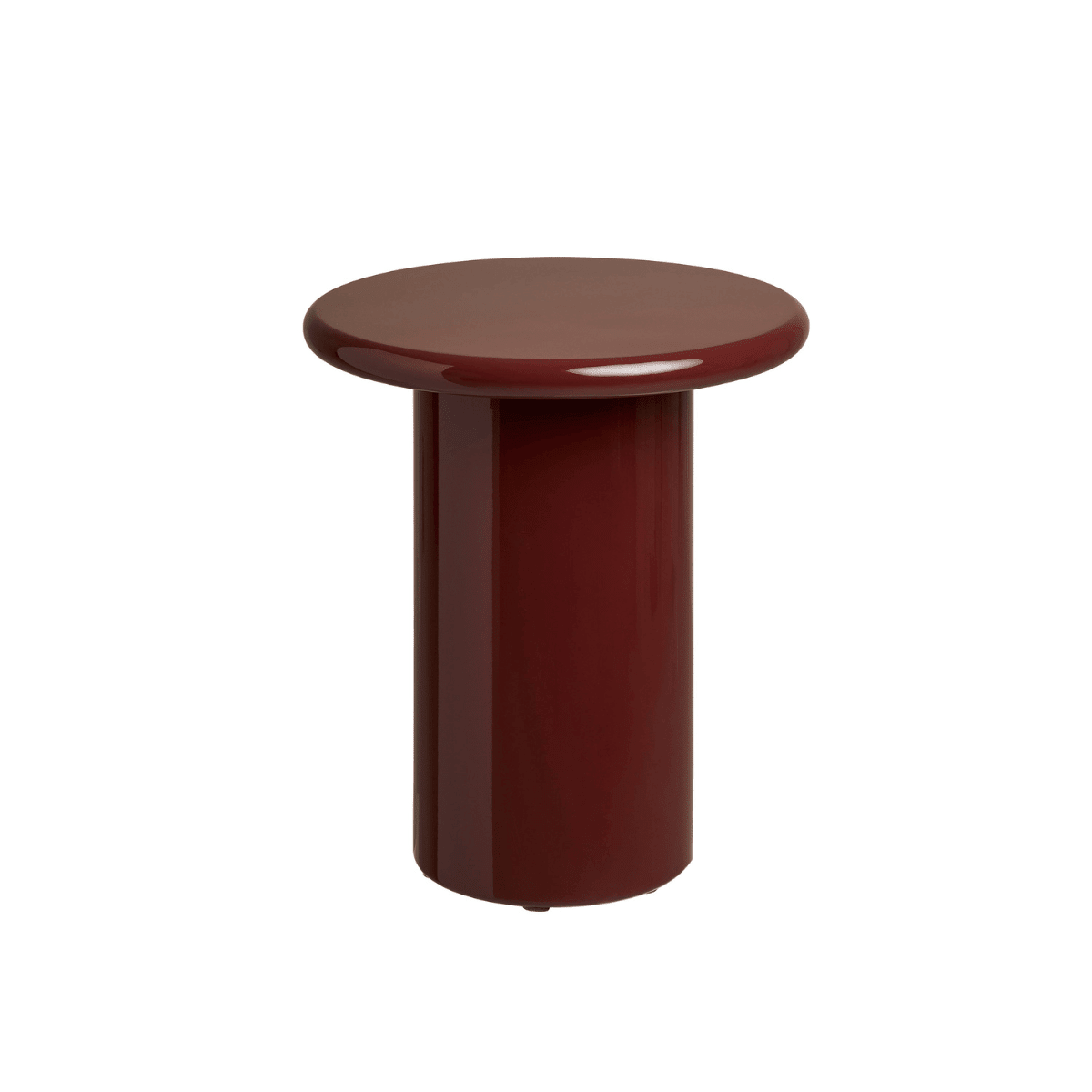 Otago sidebord bordeaux ø45 cm - Lindas Dekor Sidebord