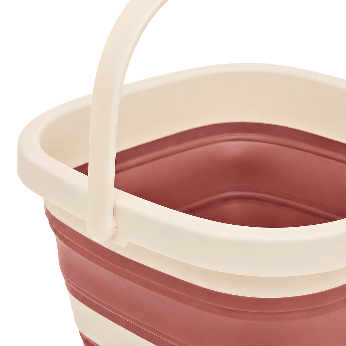 Sammenleggbar bøtte 5 liter gammelrosa - Lindas Dekor Vaskebøtte