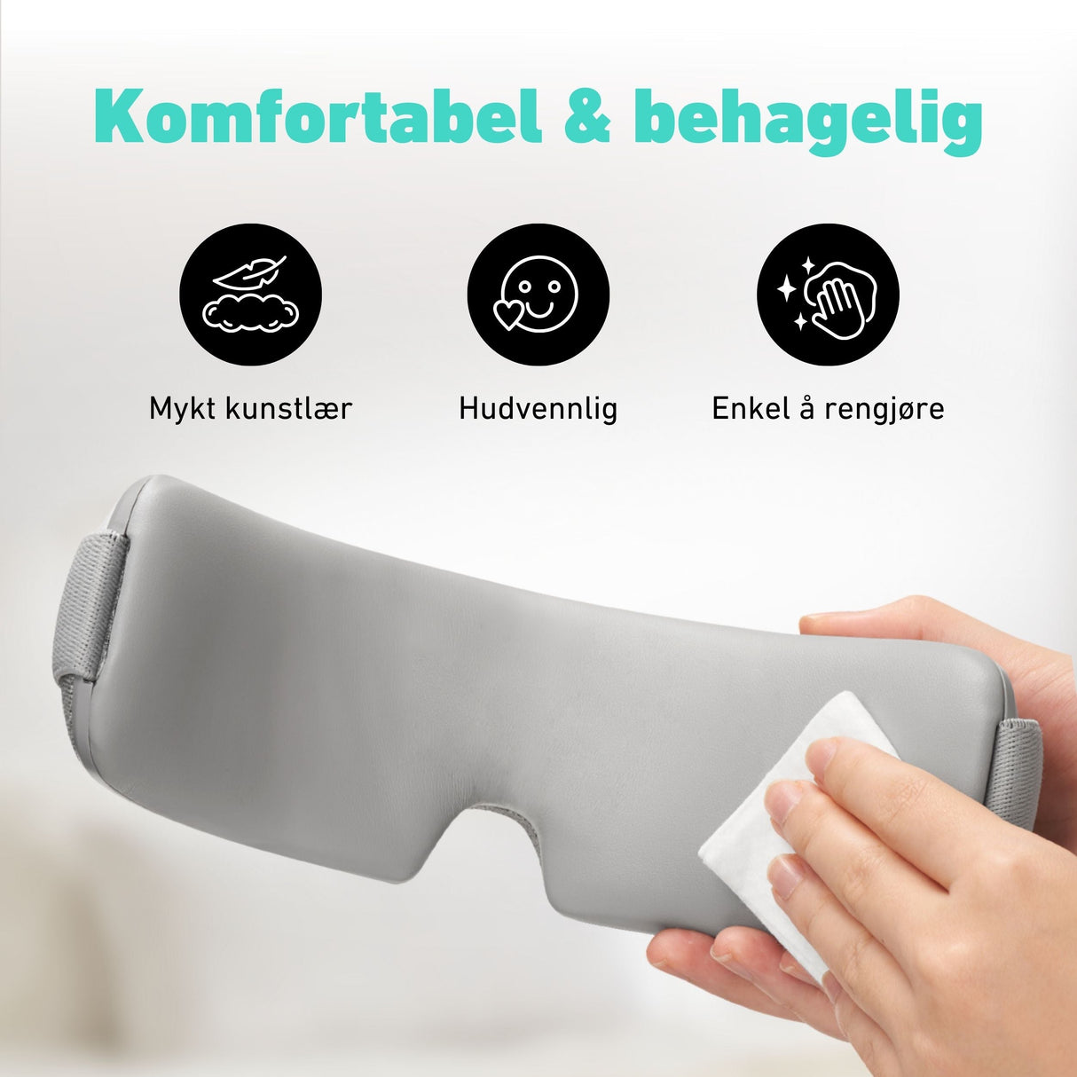 Integrert varmefunksjon for økt blodsirkulasjon og avspenning.