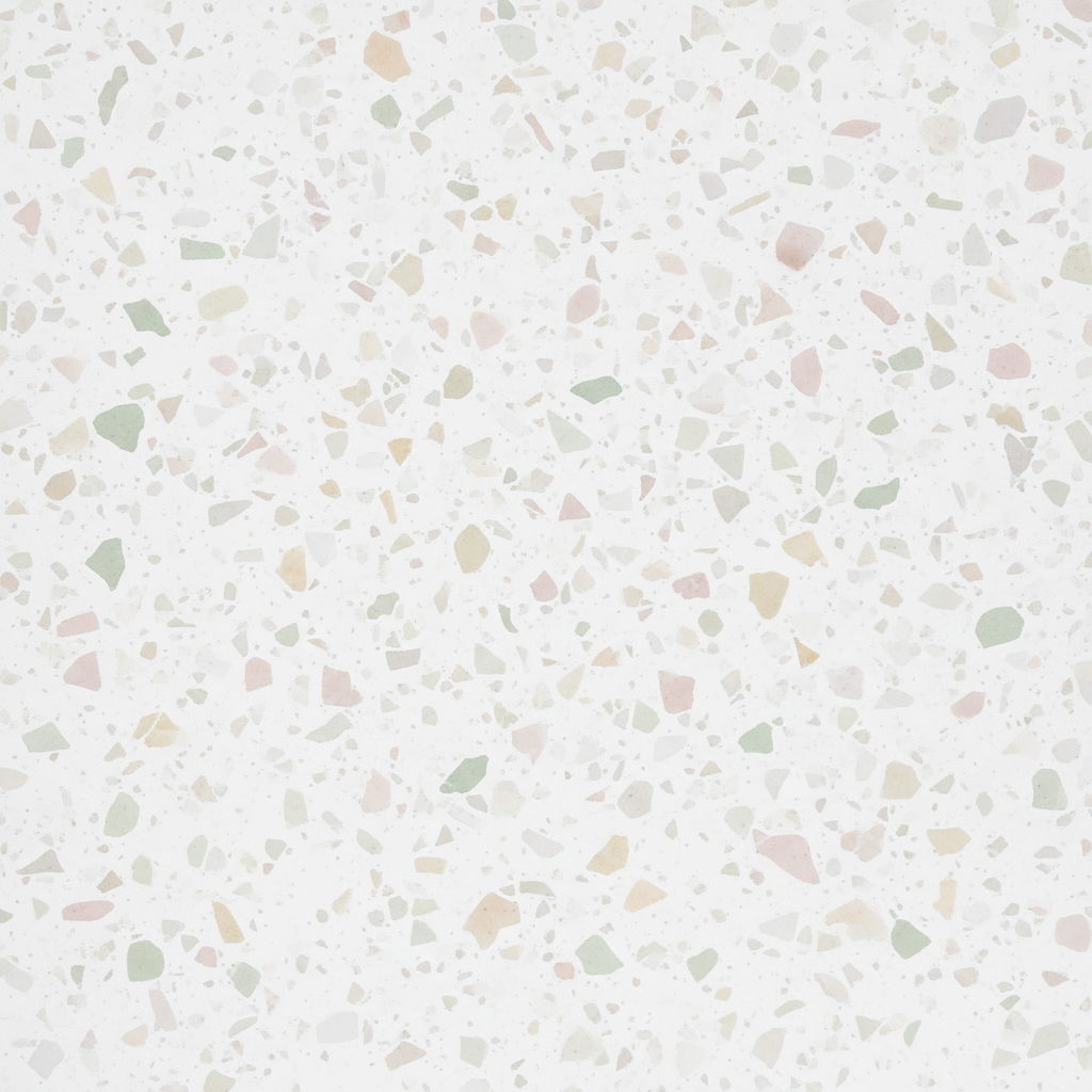 Vareprøve: Lisboa Terazzo hvit selvklebende veggfliser