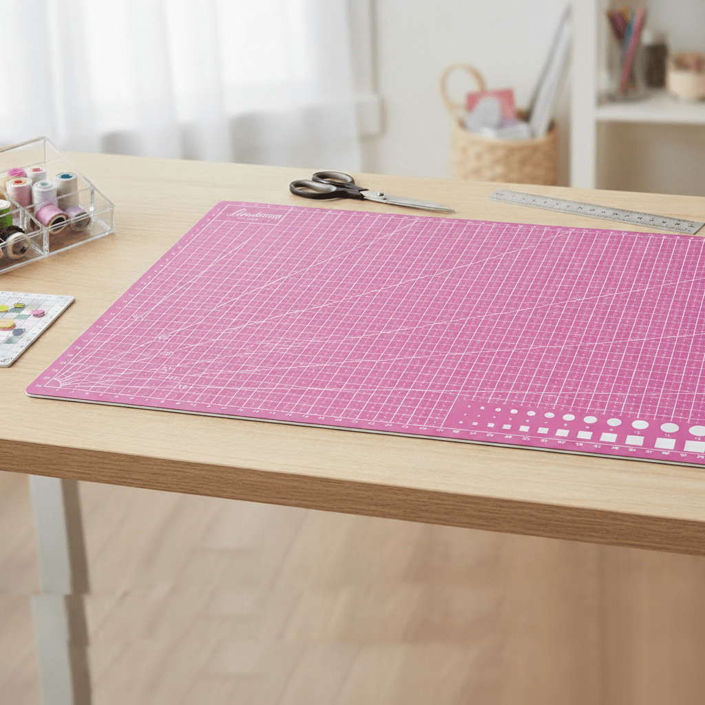 Skjærematte A3, rosa - Lindas Dekor