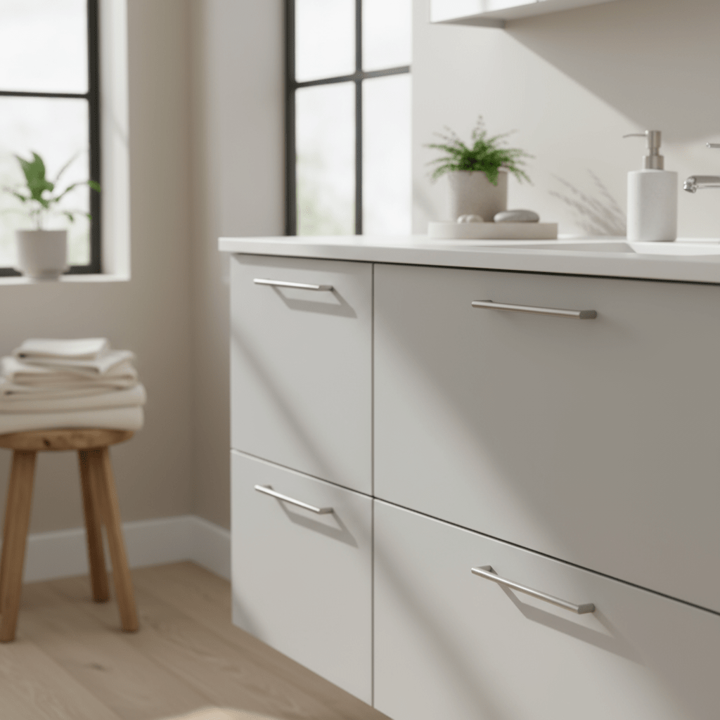 Uni Matt lys grå kontaktplast i silkematt finish, moderne ensfarget folie