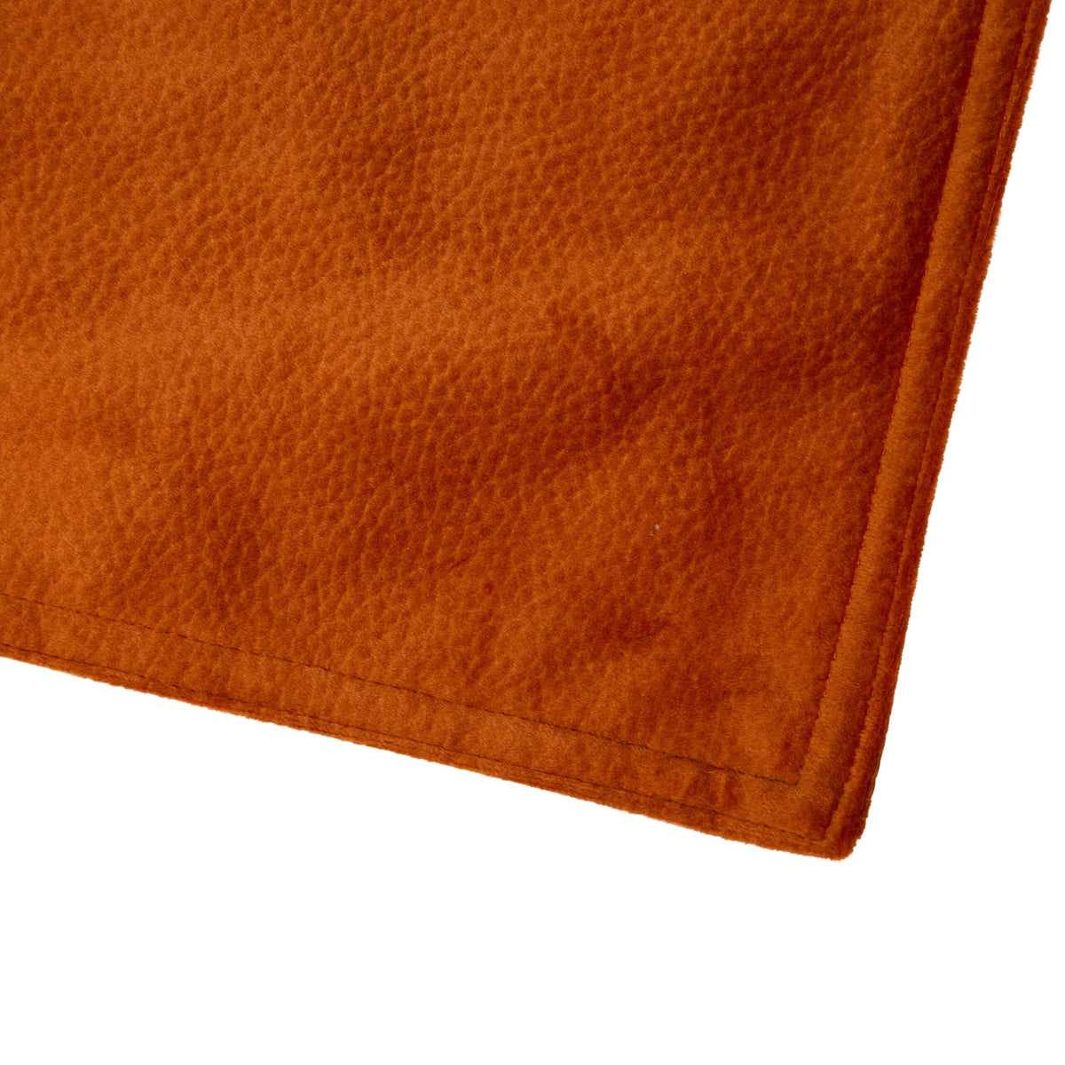 Putetrekk velur skinnlook rust 50x50 cm
