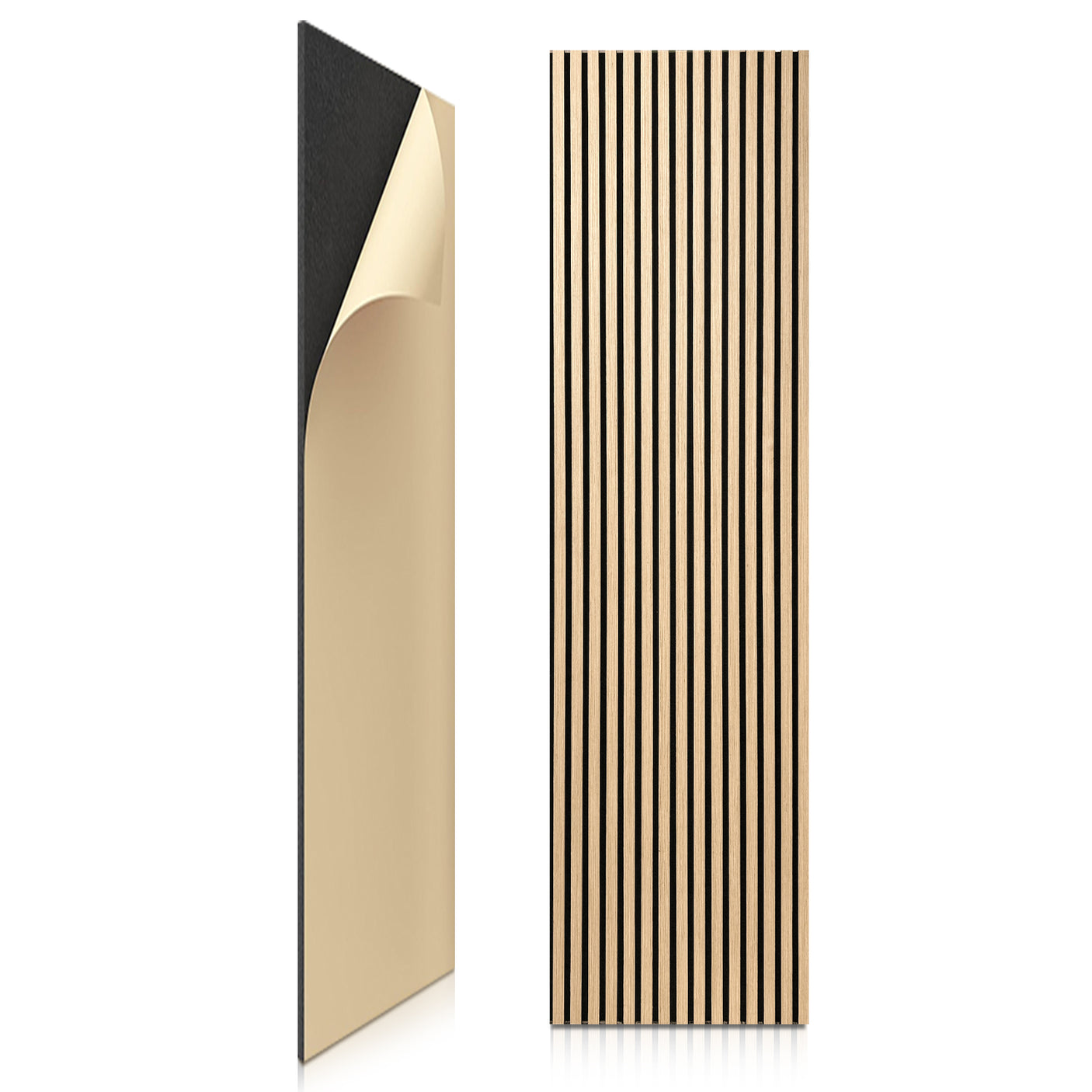 2-pk Nordisk eik selvklebende spileplate 240 x 60 x 2 cm