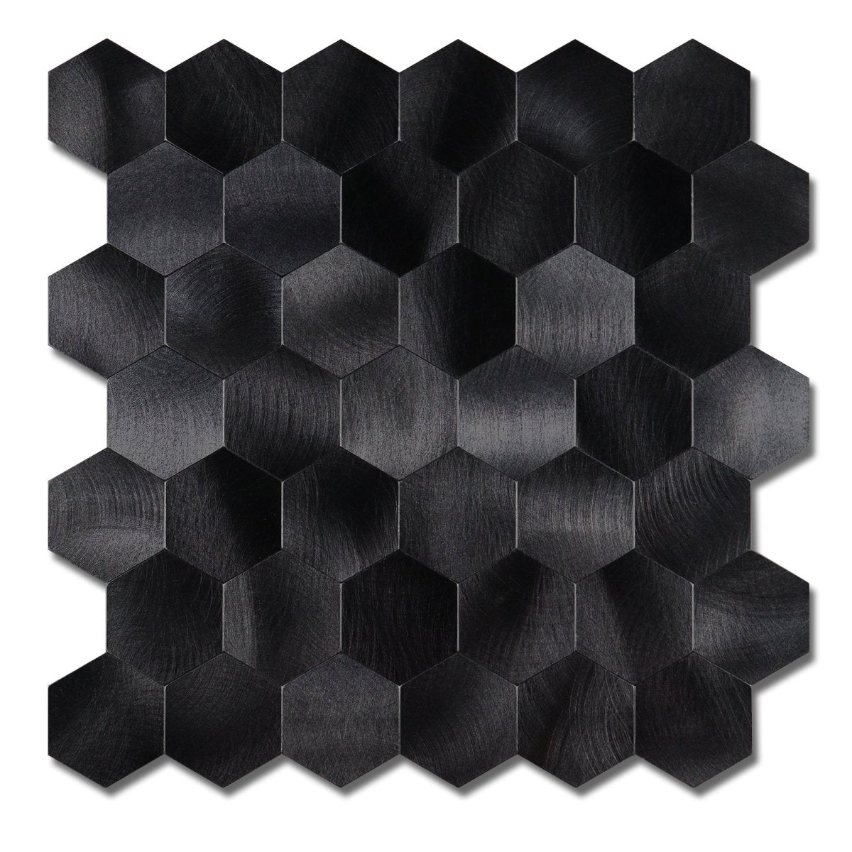 1 - pk Midnatt hexagon selvklebende veggfliser - Lindas Dekor