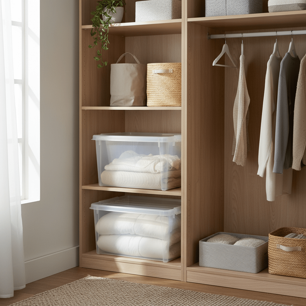 SmartStore™ Classic oppbevaringsboks med lokk 46 L - Lindas Dekor