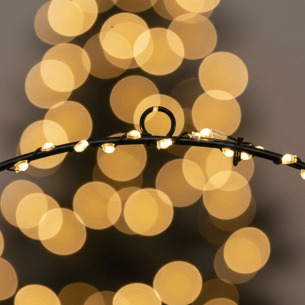 LED ring til oppheng sort metall 55 cm - Lindas Dekor Lysring