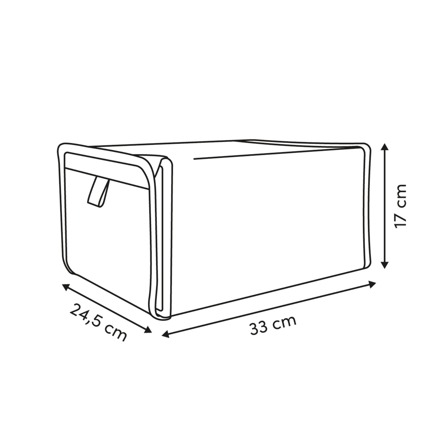 Stabelbare skobokser Dressy+ beige 2 stk – mål og dimensjoner