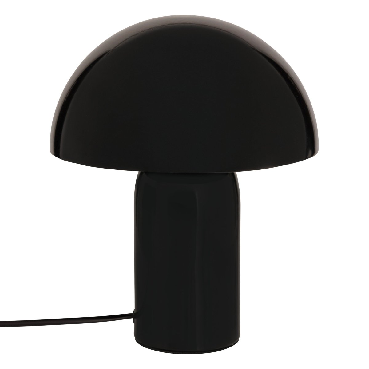 Bordlampa Lito svampform svart 24,5 cm