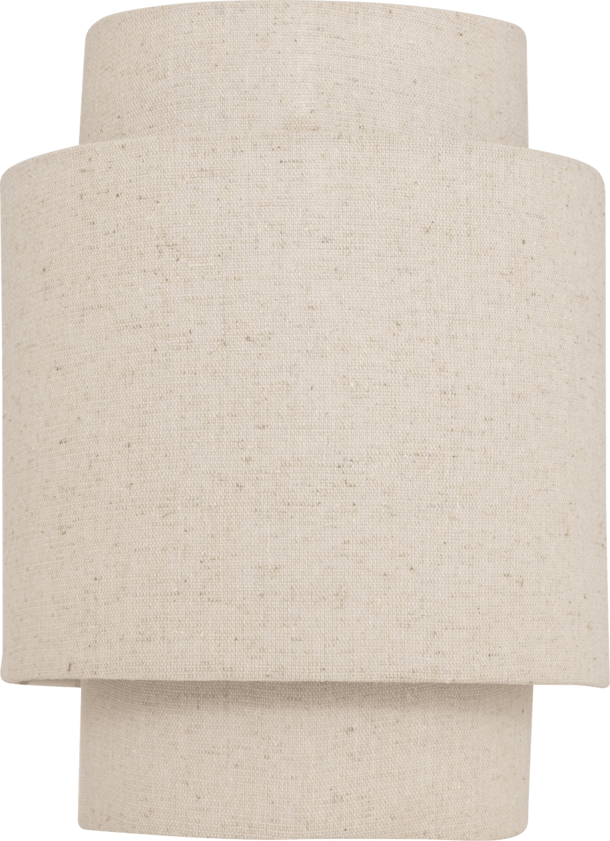 Vägglampa Nahel i beige lin 27 cm – produktbild 2