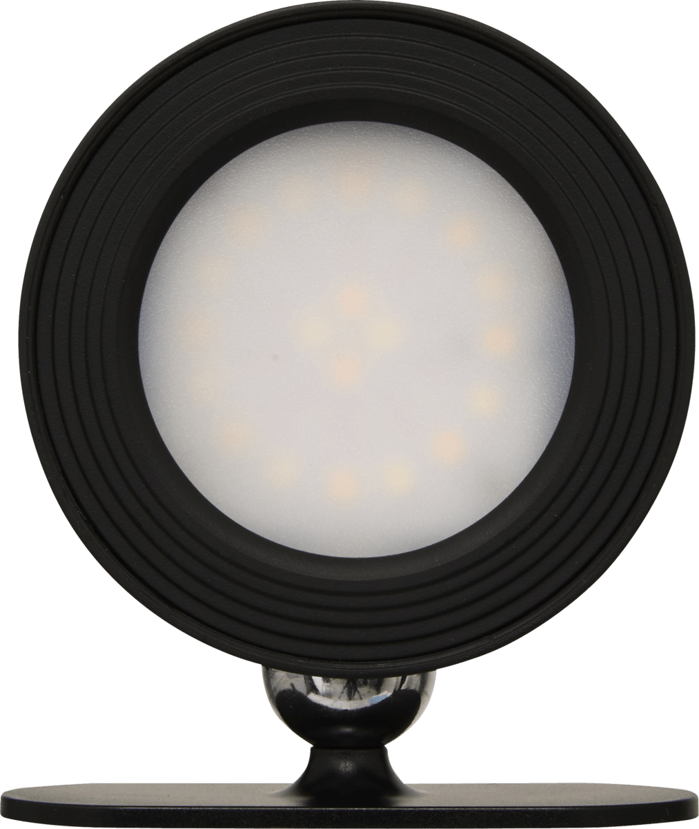 Laddbar magnetisk LED-vägglampa svart 8 cm – produktbild 3