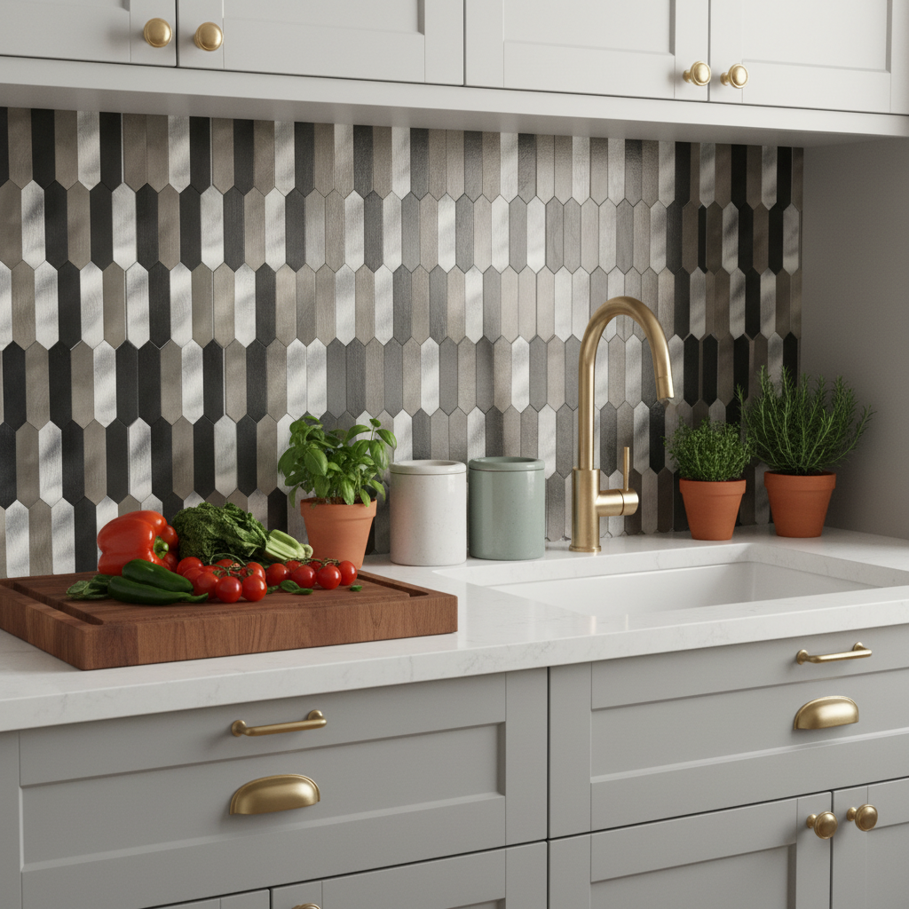 Tanya selvklebende veggfliser