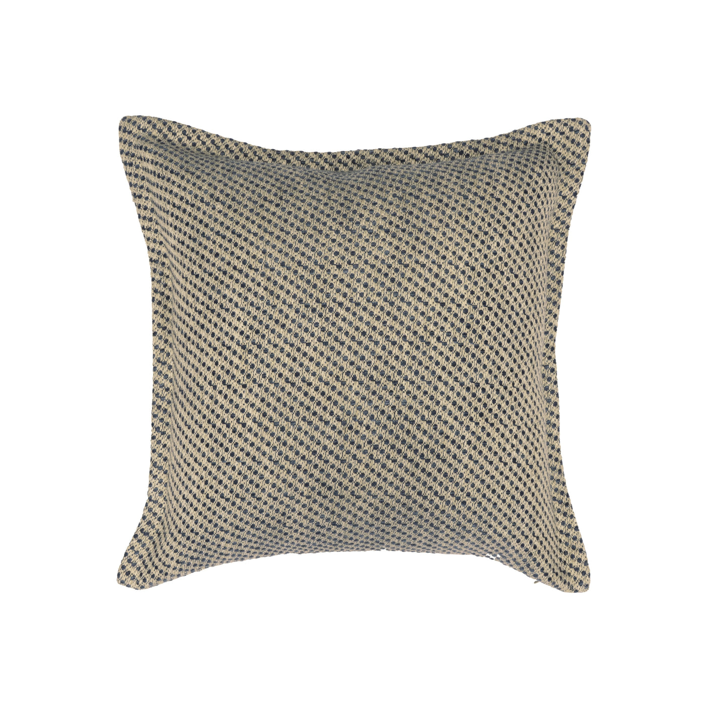 Halvor Bakke putetrekk i blå og beige 50 x 50 cm