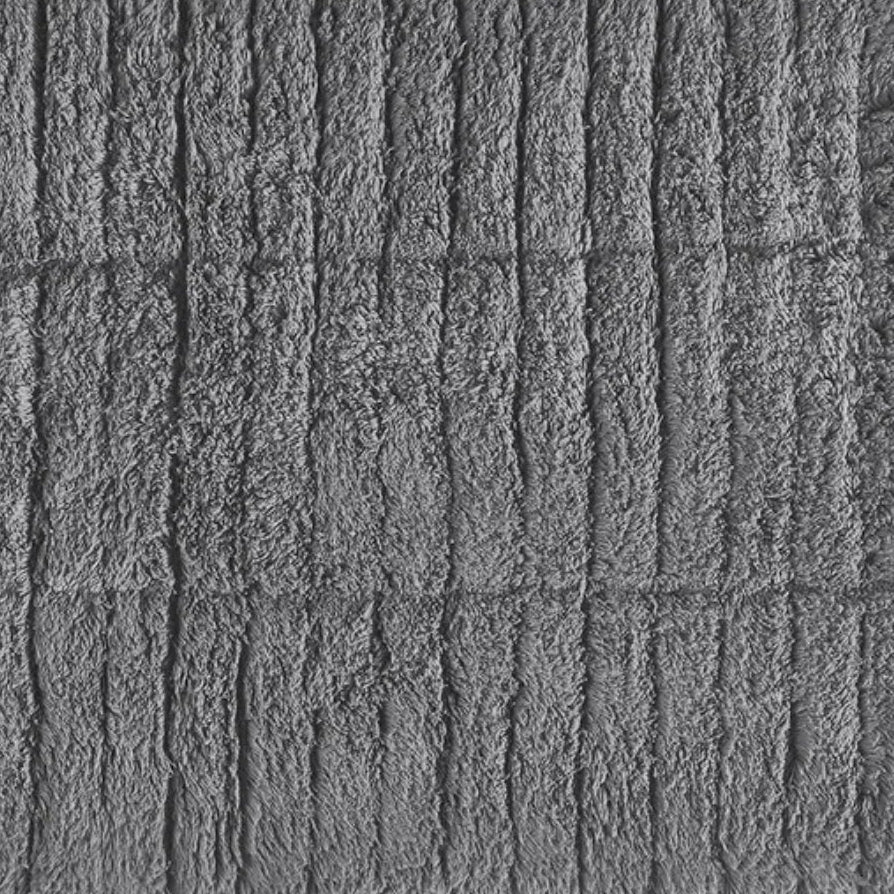 Badematte Tiles grå 80 x 50 cm - Lindas Dekor