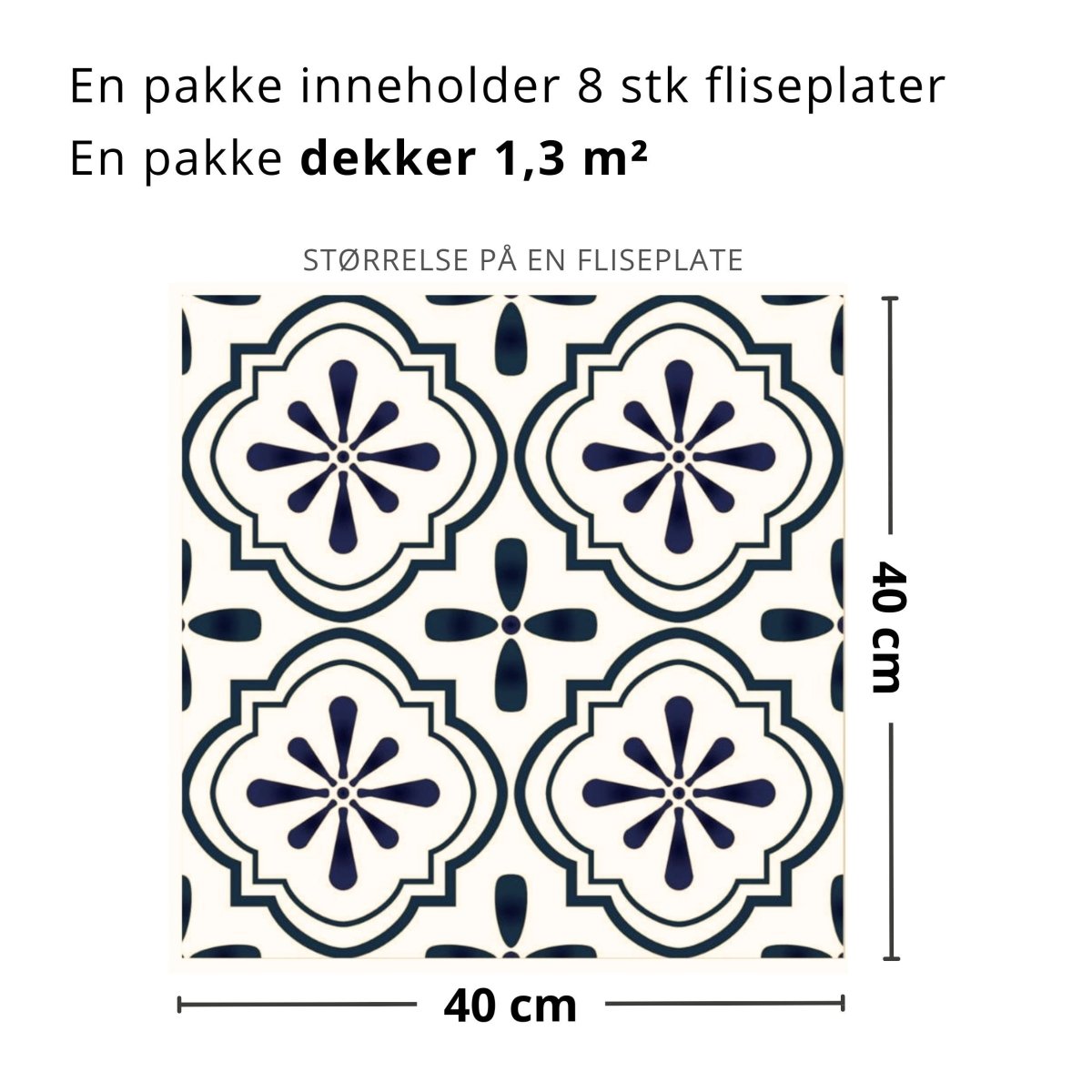 8 - pk Nova varm selvklebende fliser - Lindas Dekor