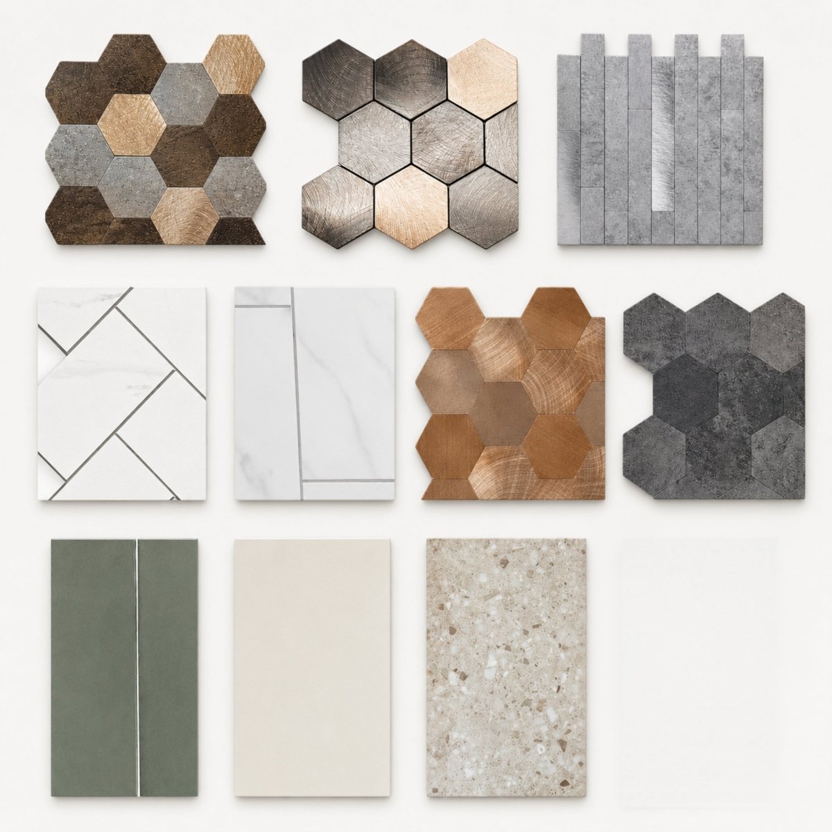 Kundfavoriter till backsplash - Lindas Dekor flisprovmodeller