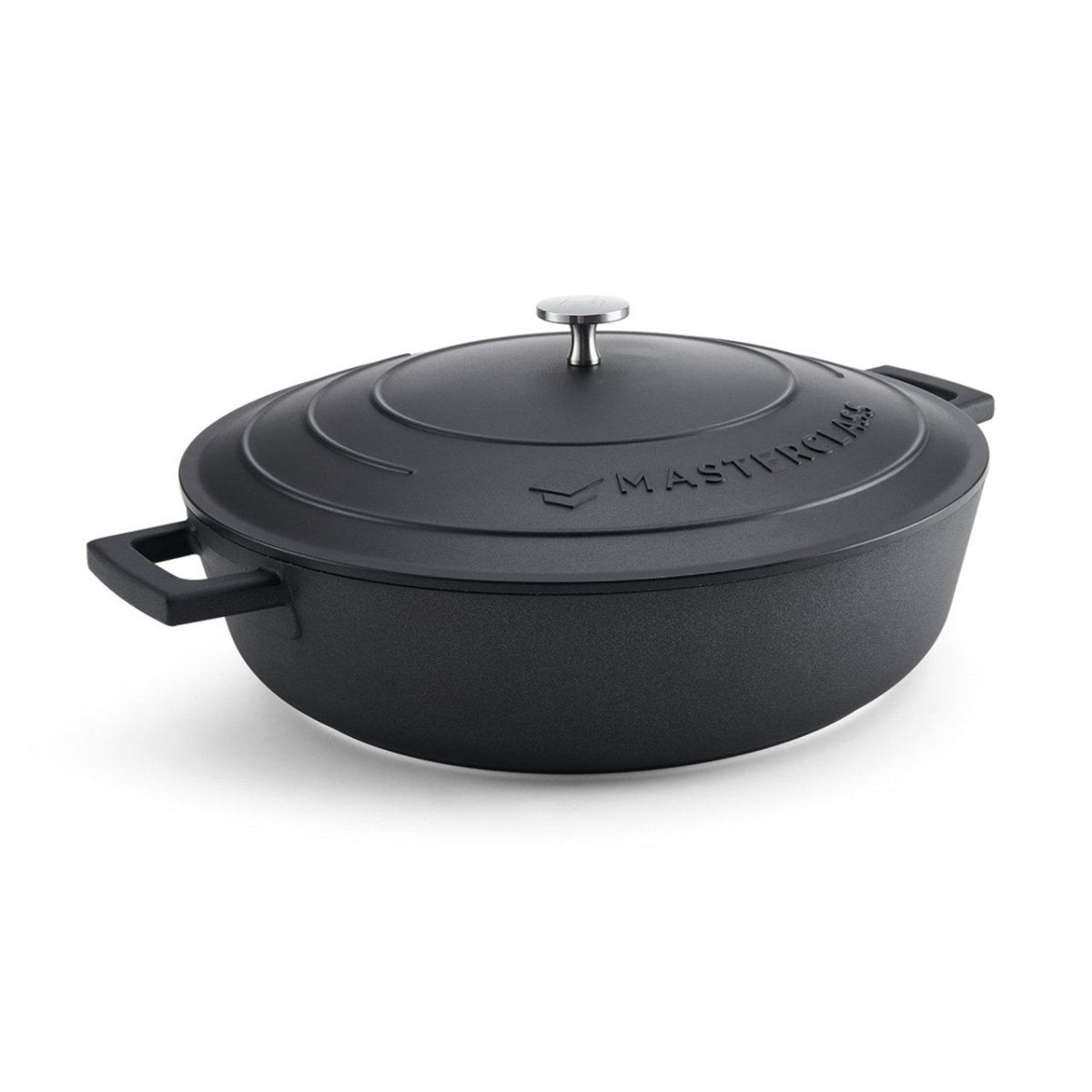 Rumlig gryta med icke-klebrande beläggning till gryträtter och slow cooking